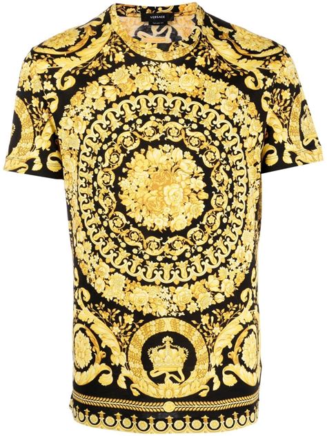 versace hemd lacrim|Versace barocco t shirt.